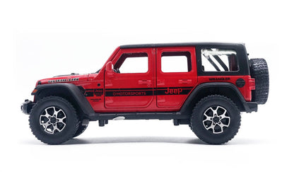 Miniatura de Jeep Wrangler Rubicon 4x4 em Escala 1:22
