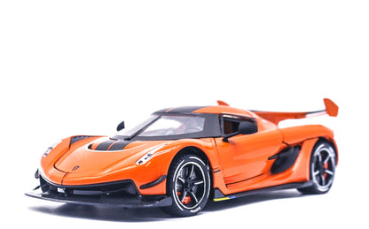 Koenigsegg Jesko 1:24 – Miniatura de Luxo com Iluminação e Som