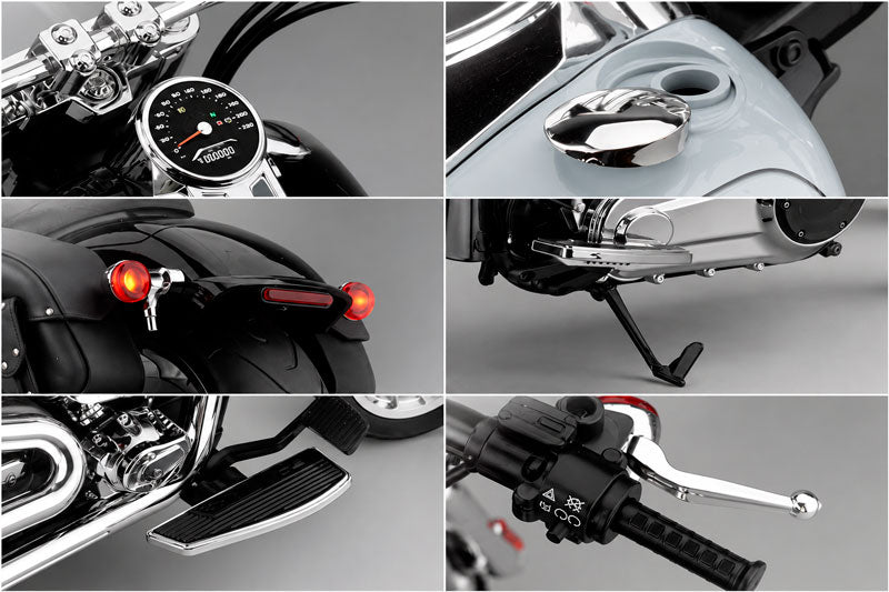 Harley Fat Boy 1:6 com Controle Remoto e Efeitos Realistas