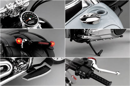 Harley Fat Boy 1:6 com Controle Remoto e Efeitos Realistas