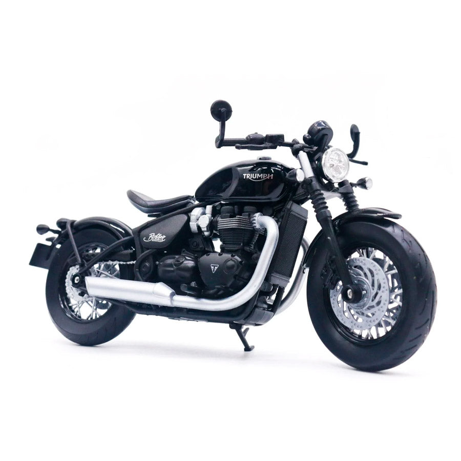 Moto Triumph Bonneville Bobber em Escala 1:12