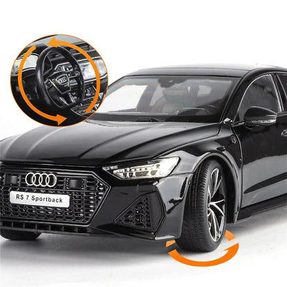 Audi RS7 Sportback com Chave Remota em Escala 1:18
