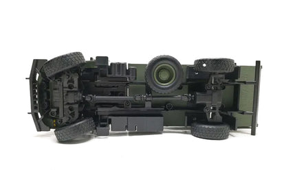 Caminhão Militar Verde – Miniatura 1:36 com Capota Removível