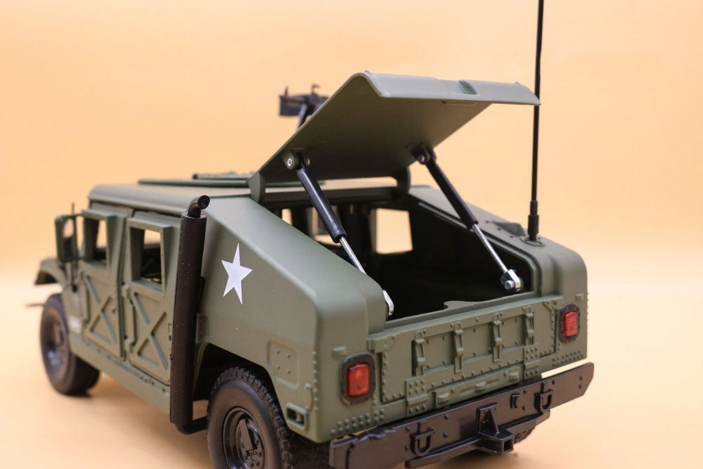 Humvee Militar KDW – Miniatura 1:18 de Alta Precisão