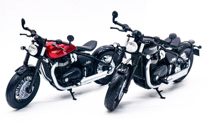 Moto Triumph Bonneville Bobber em Escala 1:12