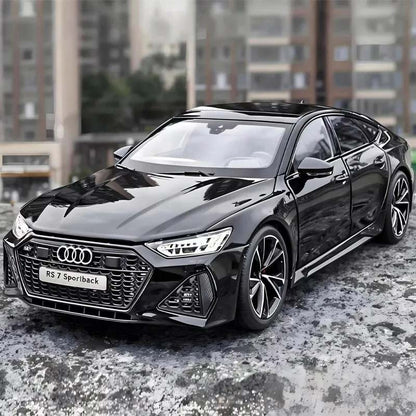Audi RS7 Sportback com Chave Remota em Escala 1:18