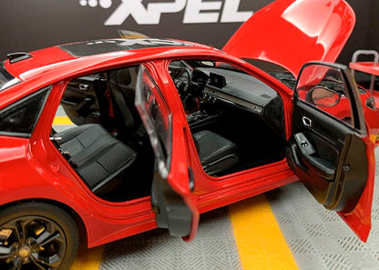Honda Civic Sport Turbo 2022 Dealer's Edition em Escala 1:18