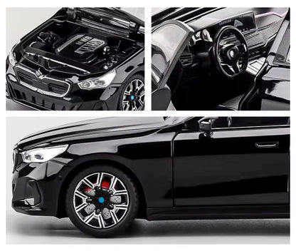 BMW i5 M60 — Miniatura em Escala 1:24 com Funções Interativas