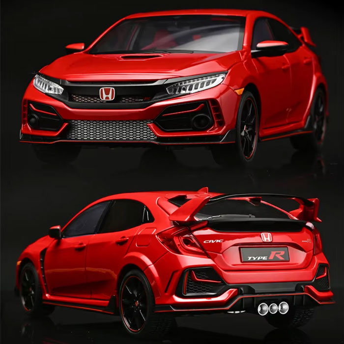 Honda Civic Type R 2020 em Escala 1:18