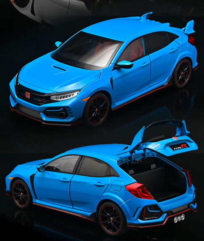 Honda Civic Type R 2020 em Escala 1:18
