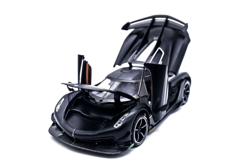 Koenigsegg Jesko 1:24 – Miniatura de Luxo com Iluminação e Som
