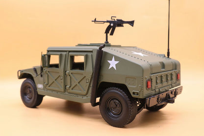 Humvee Militar KDW – Miniatura 1:18 de Alta Precisão