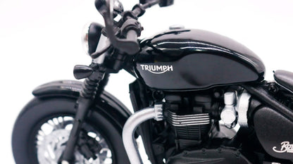 Moto Triumph Bonneville Bobber em Escala 1:12
