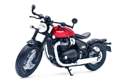 Moto Triumph Bonneville Bobber em Escala 1:12