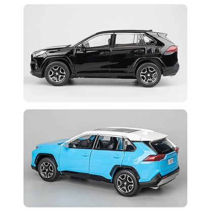 Toyota RAV4 – Miniatura 1:22 com Luzes e Sons