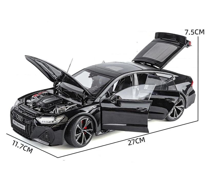 Audi RS7 Sportback com Chave Remota em Escala 1:18