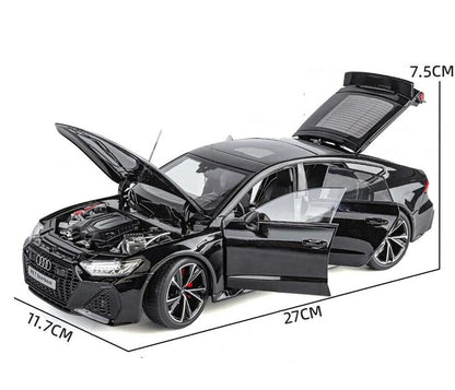 Audi RS7 Sportback com Chave Remota em Escala 1:18