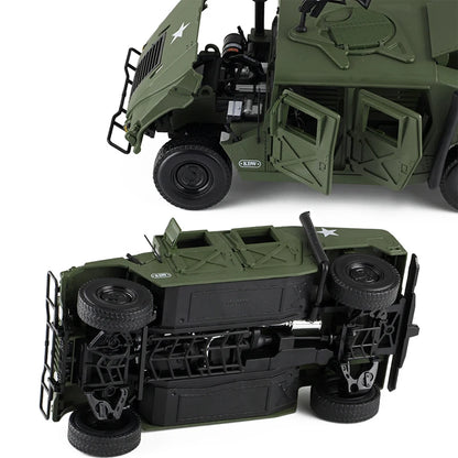Humvee Militar KDW – Miniatura 1:18 de Alta Precisão