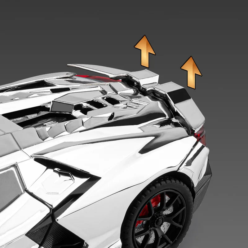 Lamborghini Revuelto 1:24 com Escapamento em Spray