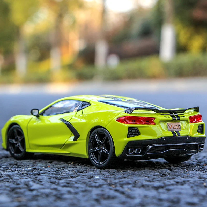 Corvette Stingray 2020 em Escala 1:24