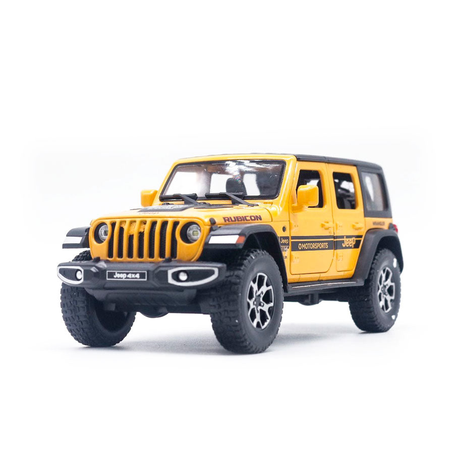 Miniatura de Jeep Wrangler Rubicon 4x4 em Escala 1:22