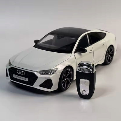 Audi RS7 Sportback com Chave Remota em Escala 1:18