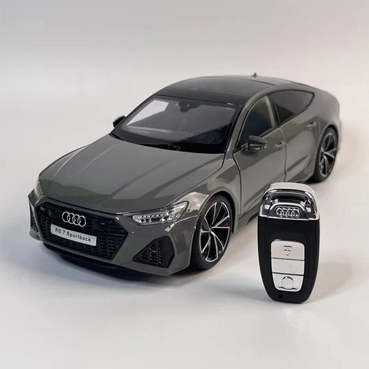 Audi RS7 Sportback com Chave Remota em Escala 1:18