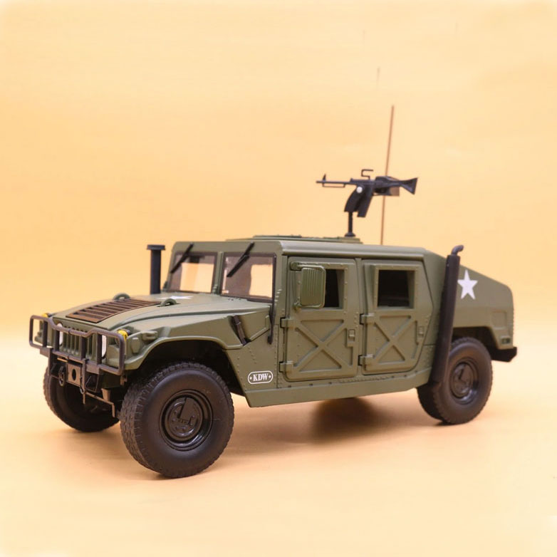 Humvee Militar KDW – Miniatura 1:18 de Alta Precisão