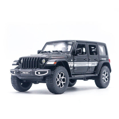 Miniatura de Jeep Wrangler Rubicon 4x4 em Escala 1:22