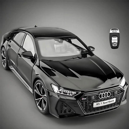 Audi RS7 Sportback com Chave Remota em Escala 1:18