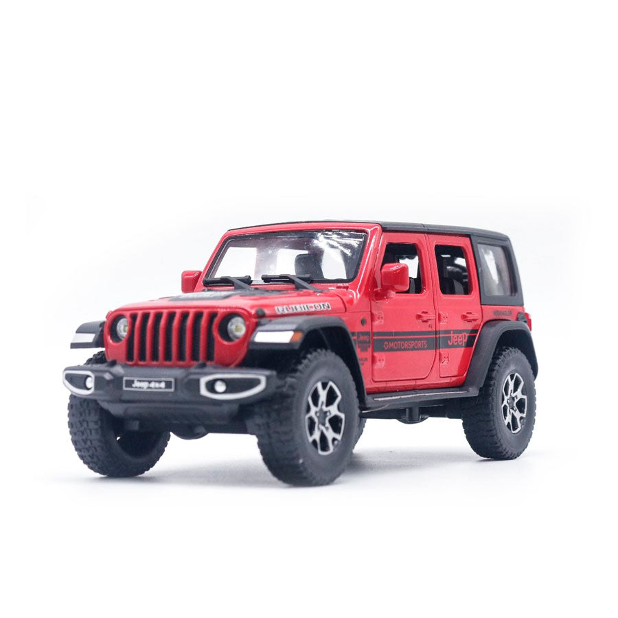 Miniatura de Jeep Wrangler Rubicon 4x4 em Escala 1:22